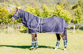 Navy Show Set + Surcingle with White & Navy Trim - REDUCED TO CLEAR